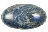 Polished Lapis Lazuli Palm Stone - Pakistan #250678-1